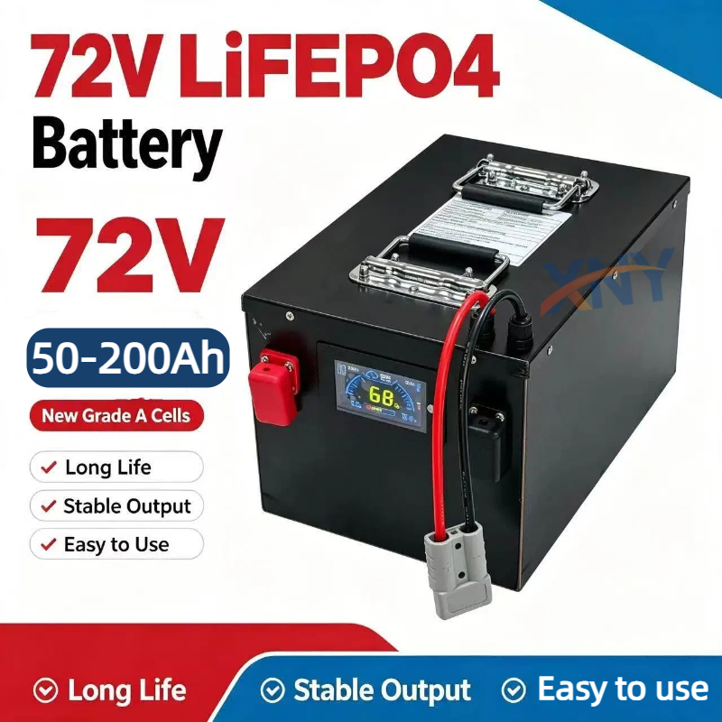 72V 60Ah Lifepo4 Battery Pack - ชุดแบตเตอรี่ลิเธียม LifePo4 24S 72V พร้อมระบบจัดการแบตเตอรี่ Bluetooth