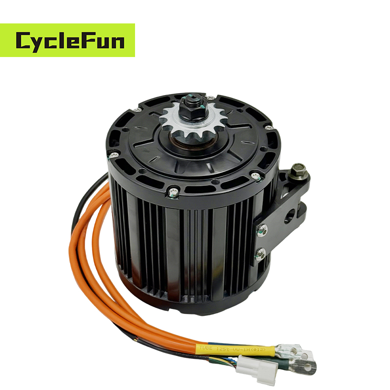 Electric Motorcycle Conversion Kit 72V - มอเตอร์ QS138 90H แบบ Mid-Drive กำลังไฟ