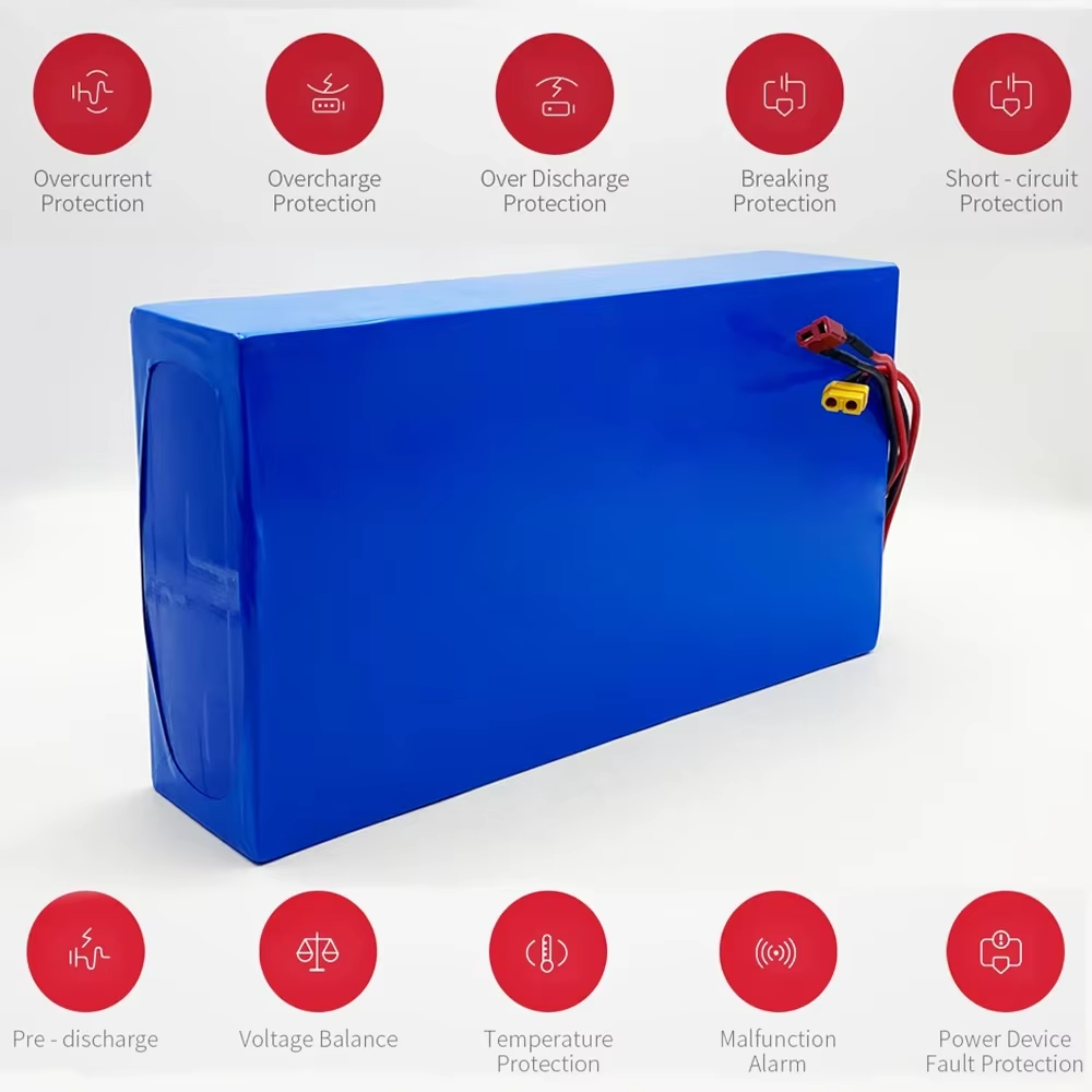60V 30Ah Electric Scooter Battery - ชุดแบตเตอรี่ลิเธียมไอออน 18650 60V 16S8P แบตเตอรี่แบบชาร์จได้ 30000mAh