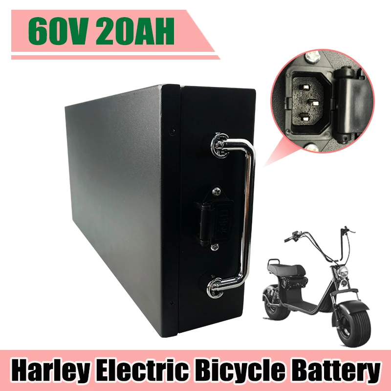 60V 30Ah Electric Scooter Battery - แบตเตอรี่ลิเธียมกันน้ำความจุสูง 60V 20Ah สำหรับแบตเตอรี่สกู๊ตเตอร์พับได้สองล้อฮาร์เลย์