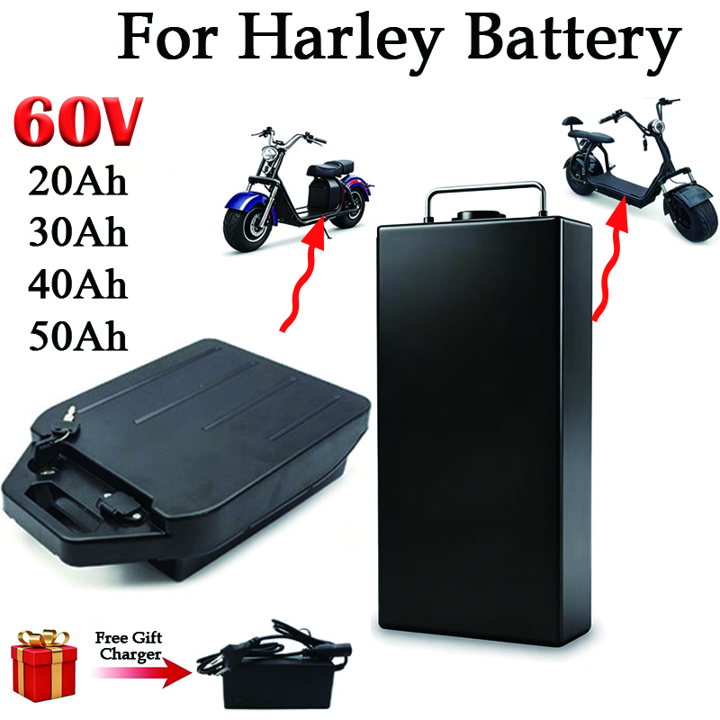 สำหรับแบตเตอรี่ฮาร์เลย์ 60V 20 - 60V 30Ah Electric Scooter Battery บทวิจารณ์และราคา