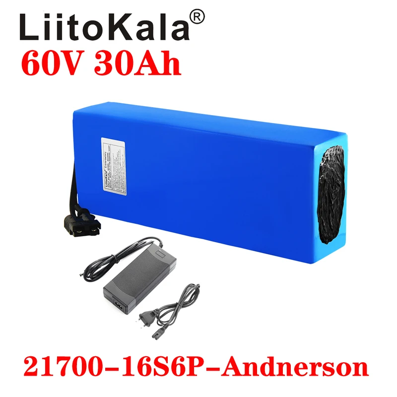 Liitokala จักรยานไฟฟ้า60V 16S  - 60V 30Ah Electric Scooter Battery บทวิจารณ์และราคา