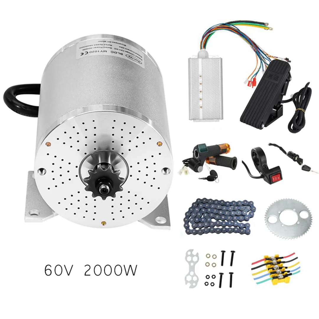 ชุดมอเตอร์แปลงรถมอเตอร์ไซค์เป็ - Electric Motorcycle Conversion Kit 72V บทวิจารณ์และราคา