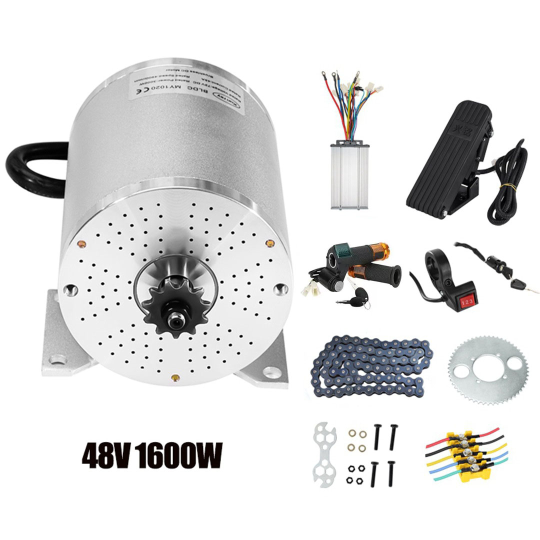 ชุดมอเตอร์แปลงรถมอเตอร์ไซค์เป็ - Electric Motorcycle Conversion Kit 72V บทวิจารณ์และราคา